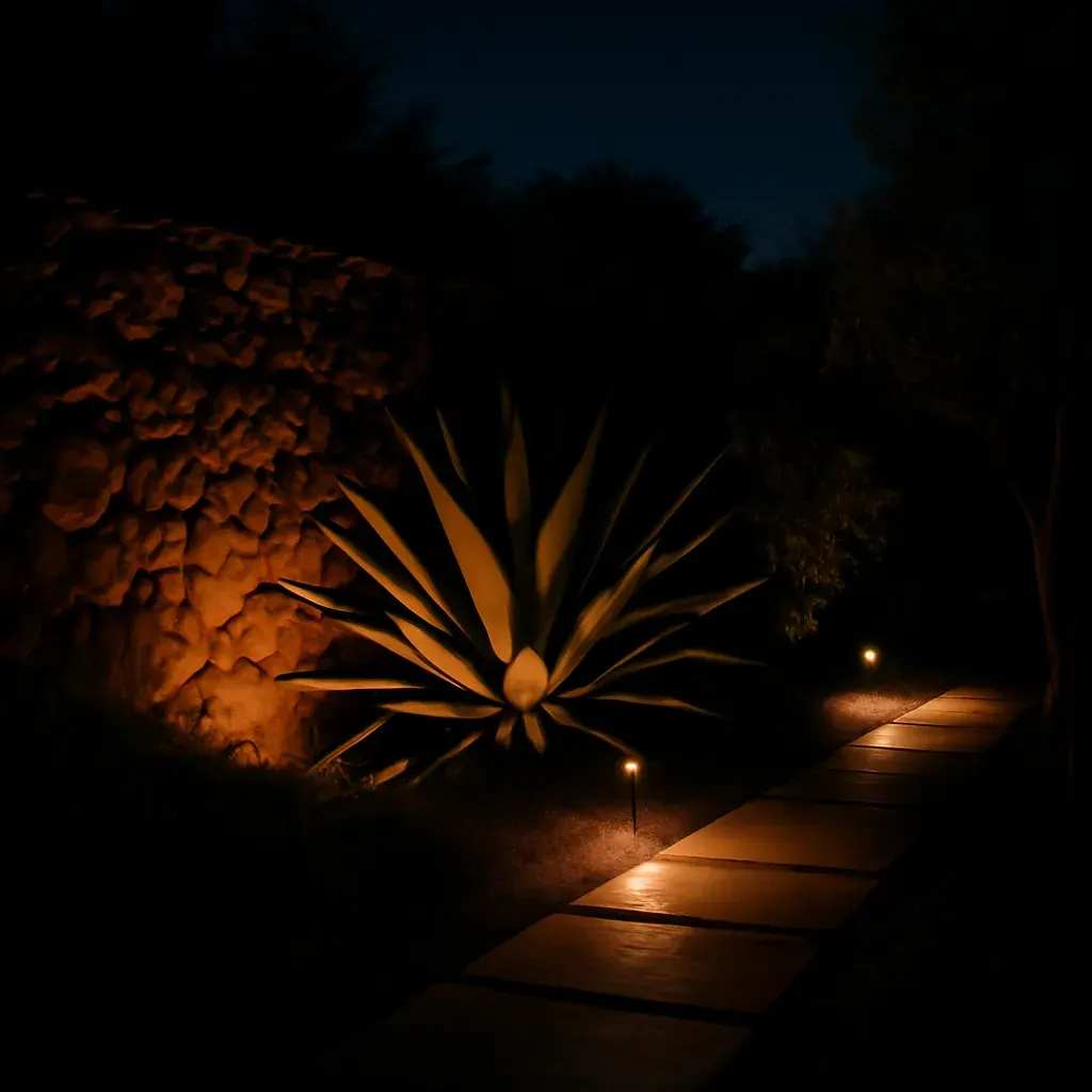 After: Outdoor Lighting work